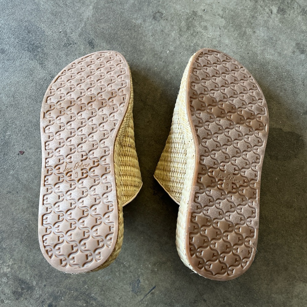 Sam Edelman Beige Double-Buckle Sandals - Picture 3 of 4
